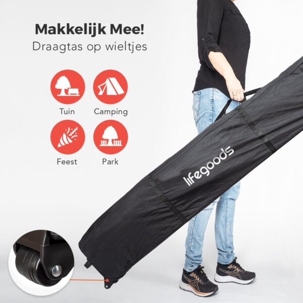 Easy Up Party Tent 3 x 3 meter - Afbeelding 6