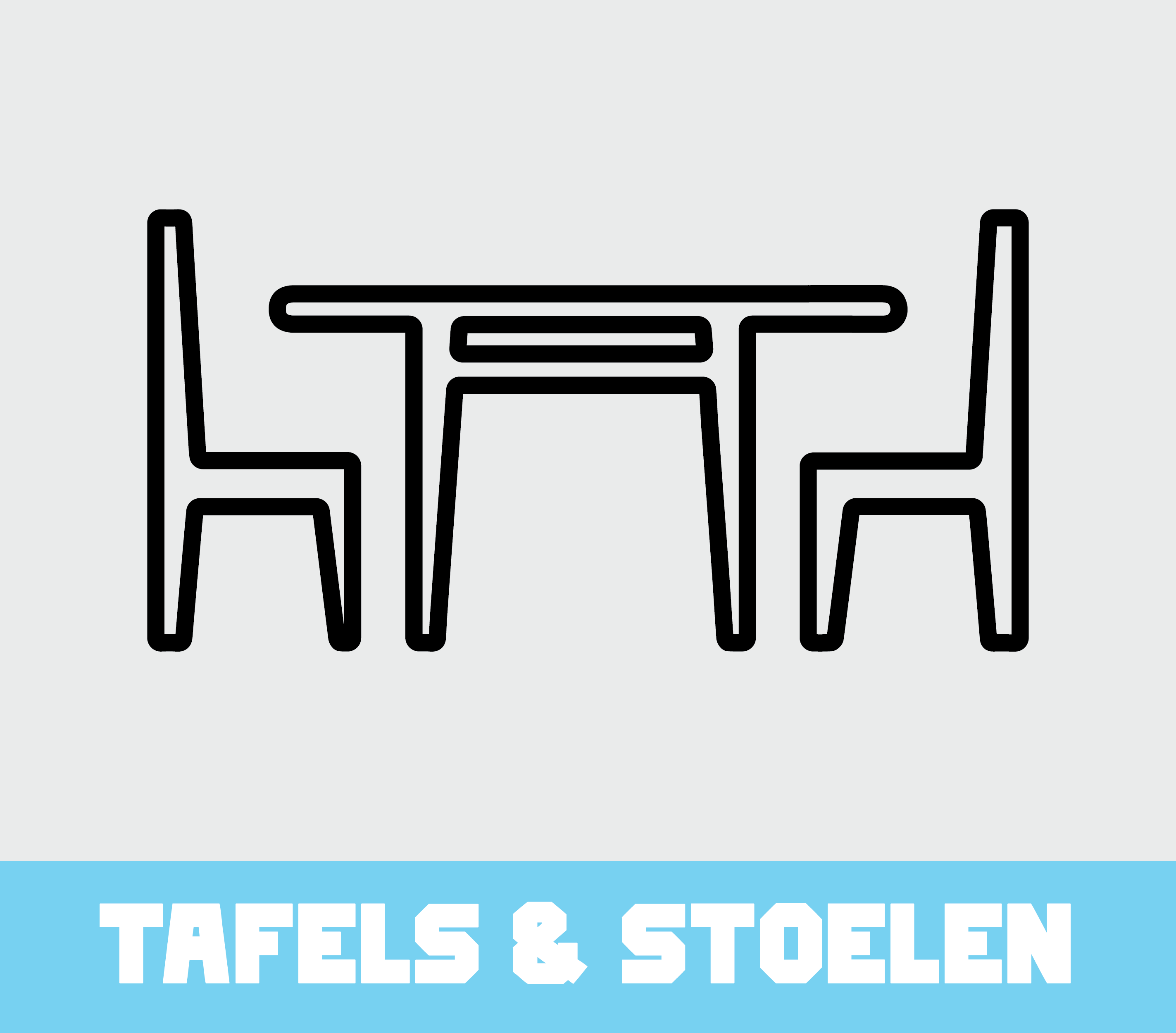 tafels en stoelen