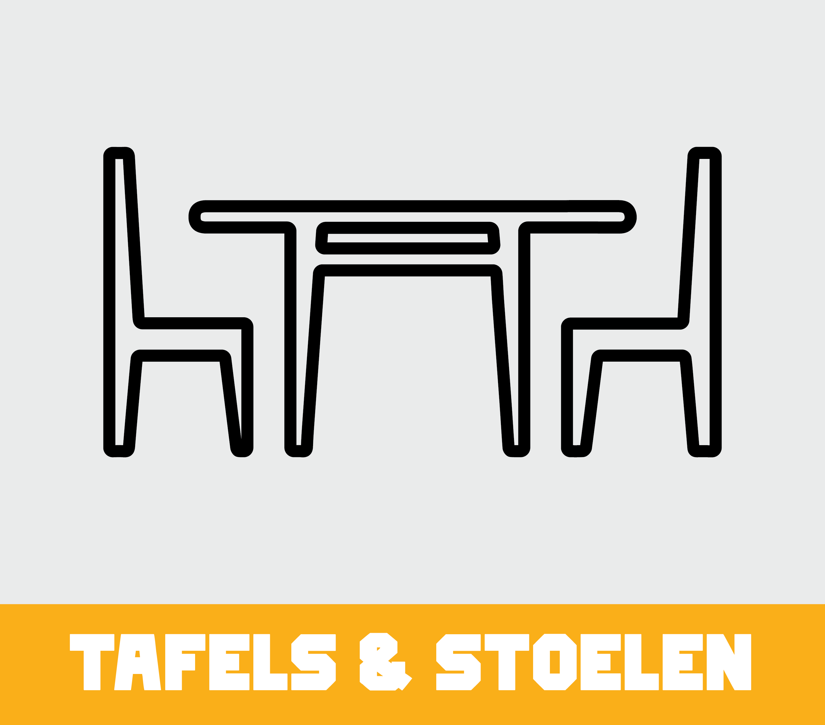 tafels en stoelen