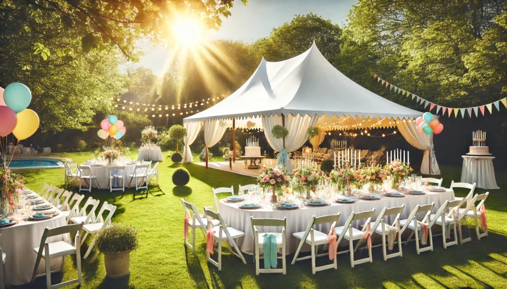 easy up partytent communie of lentefeest