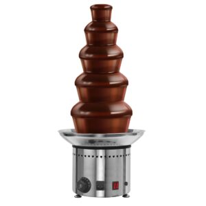 Professionele chocoladefontein met 5 etages huren bij FunPartyVerhuur in Poppel – luxe dessertblikvanger voor feesten en bruiloften in regio Turnhout en Ravels.
