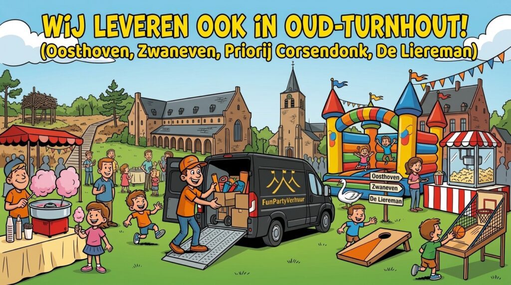 feestmateriaal huren in Oud-Turnhout of Oosthoven